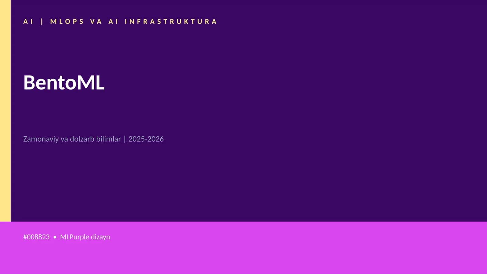 MLOPS VA AI INFRASTRUKTURA