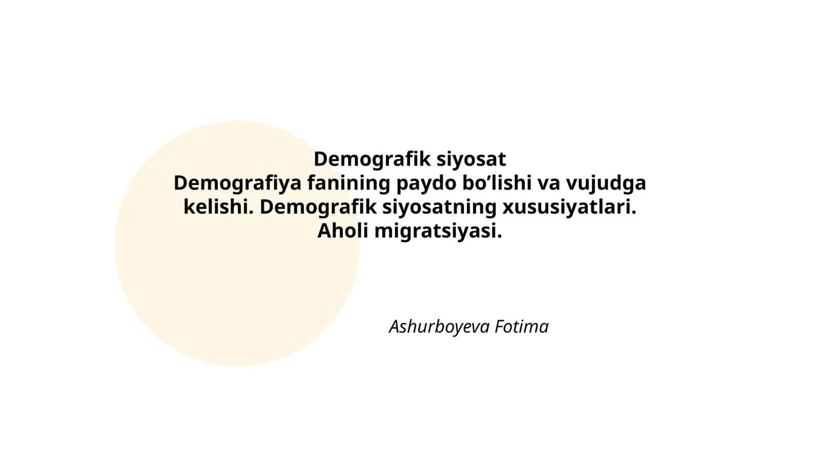Demografik siyosat