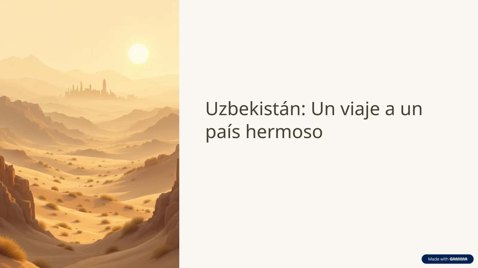 Uzbekistán: Un viaje a un país hermoso