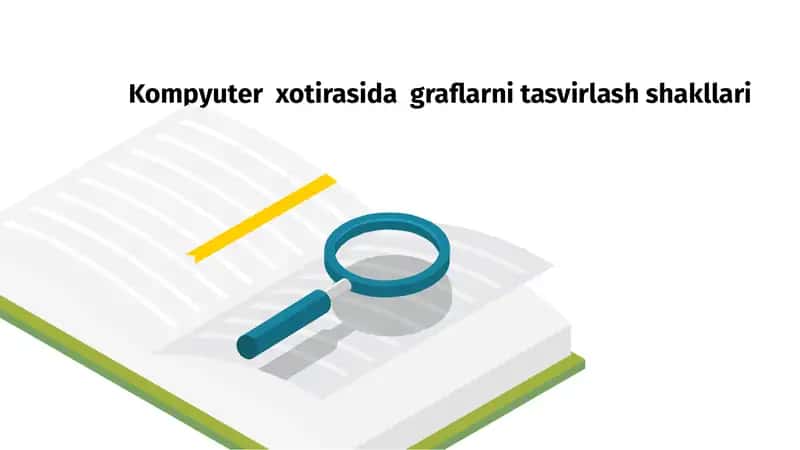 Kompyuter xotirasida graflarni tasvirlash shakllari