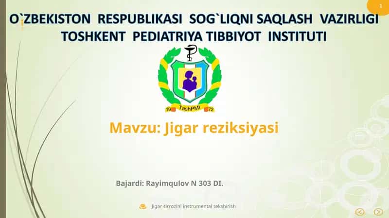 Jigar reziksiyasi
