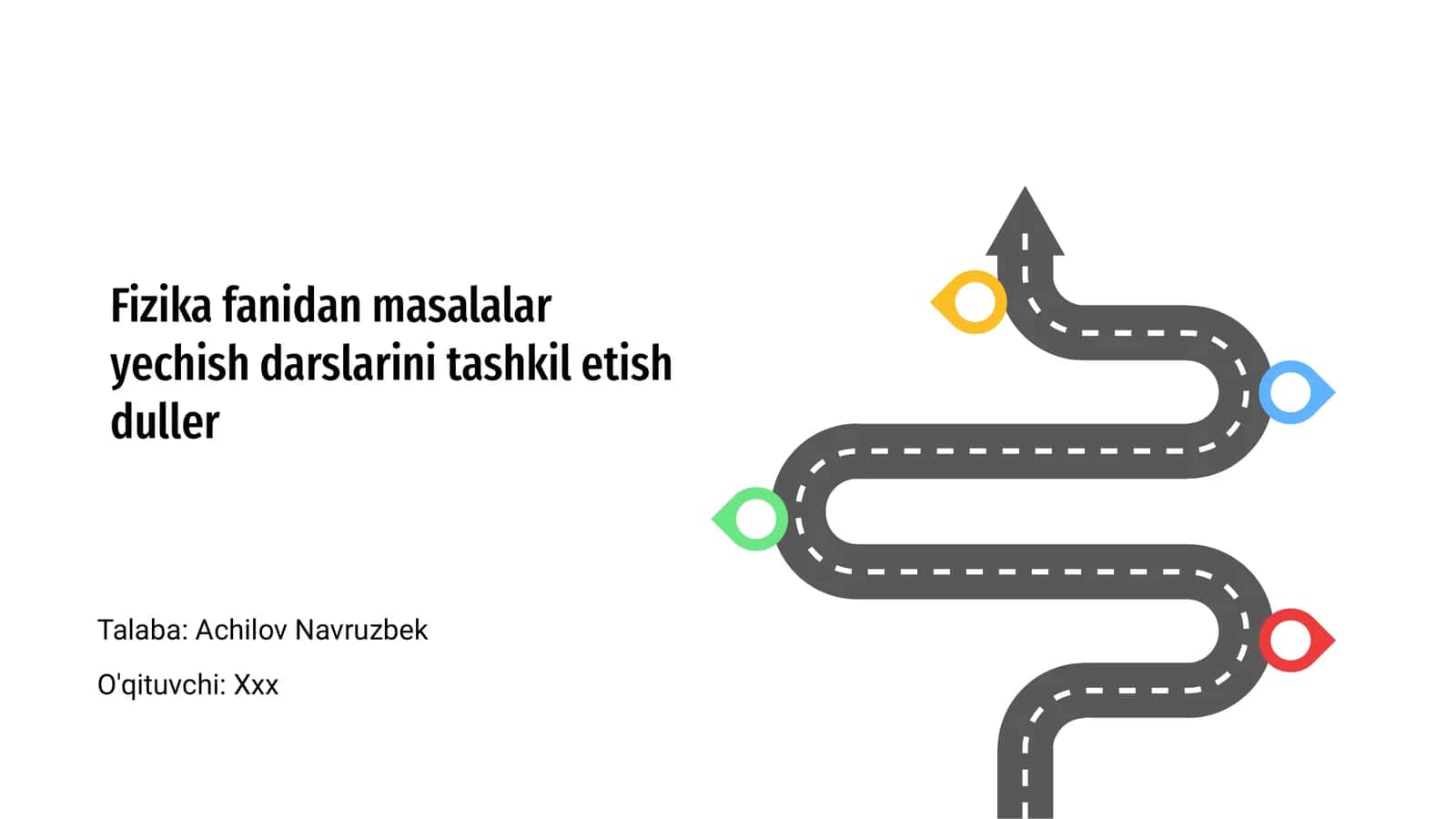 Fizika fanidan masalalar yechish darslarini tashkil etish duller