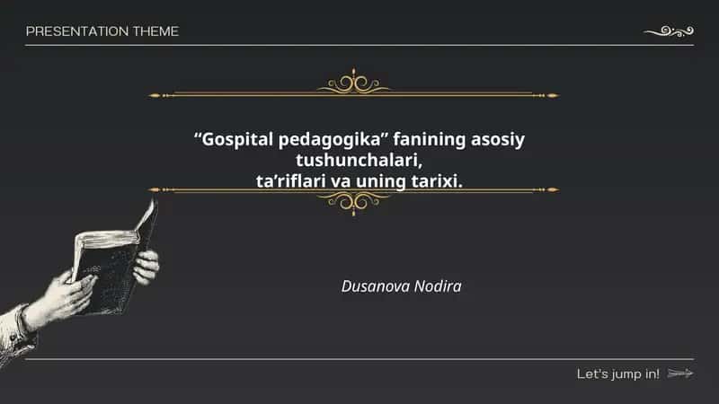 Gospital pedagogikasi