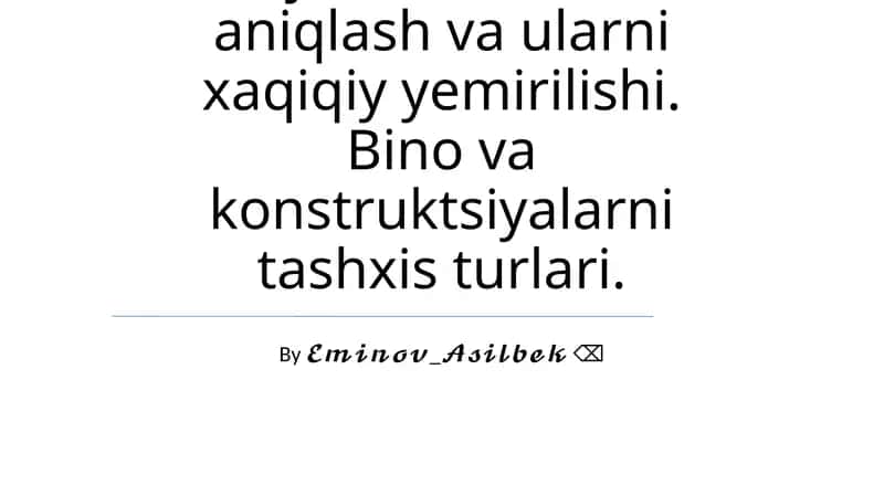 Bino fizikasi, yemirilish va tuzilma mustahkamlash