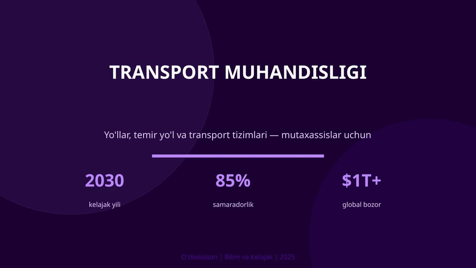TRANSPORT MUHANDISLIGI
