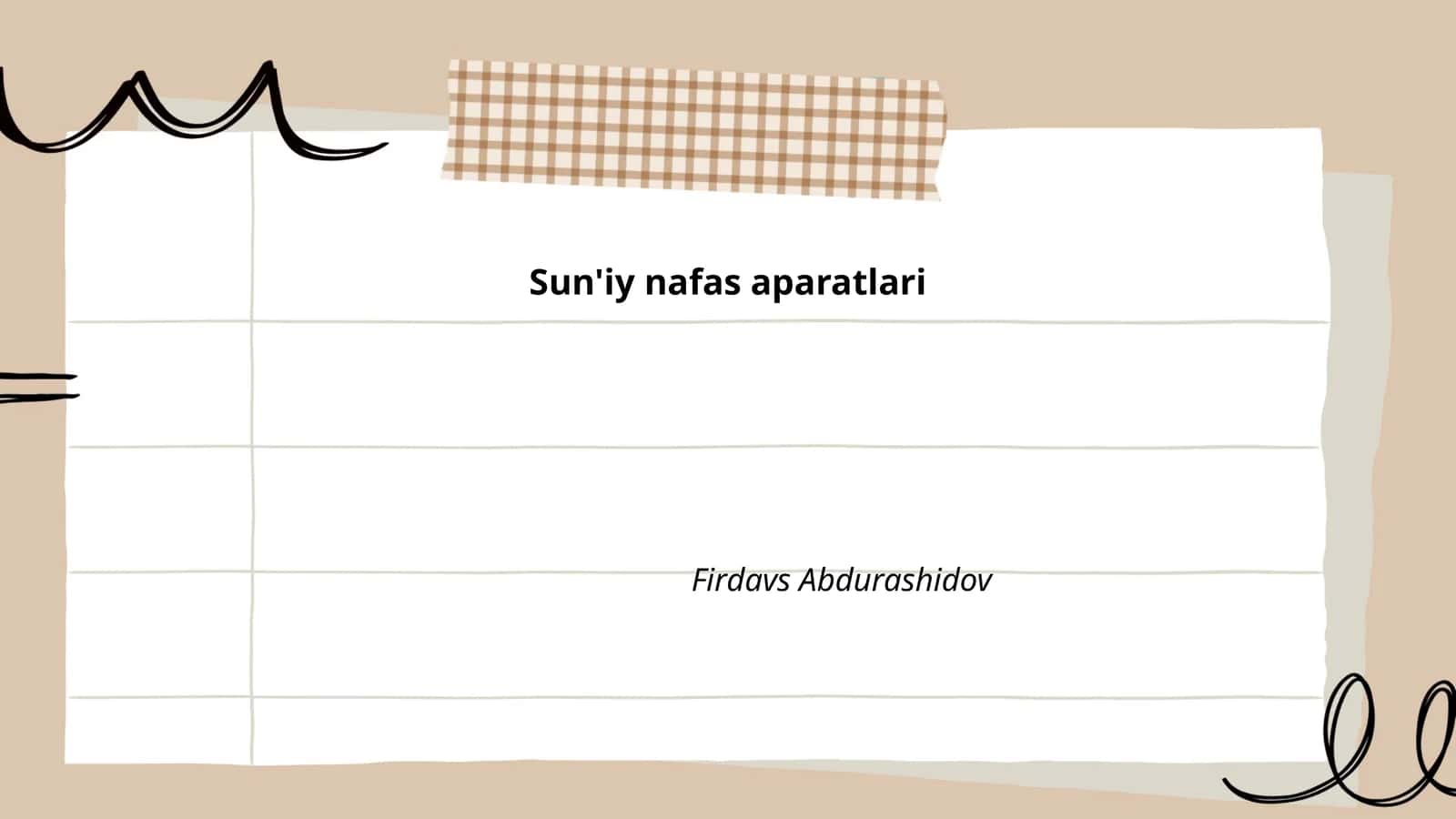 Sun'iy nafas aparatlari