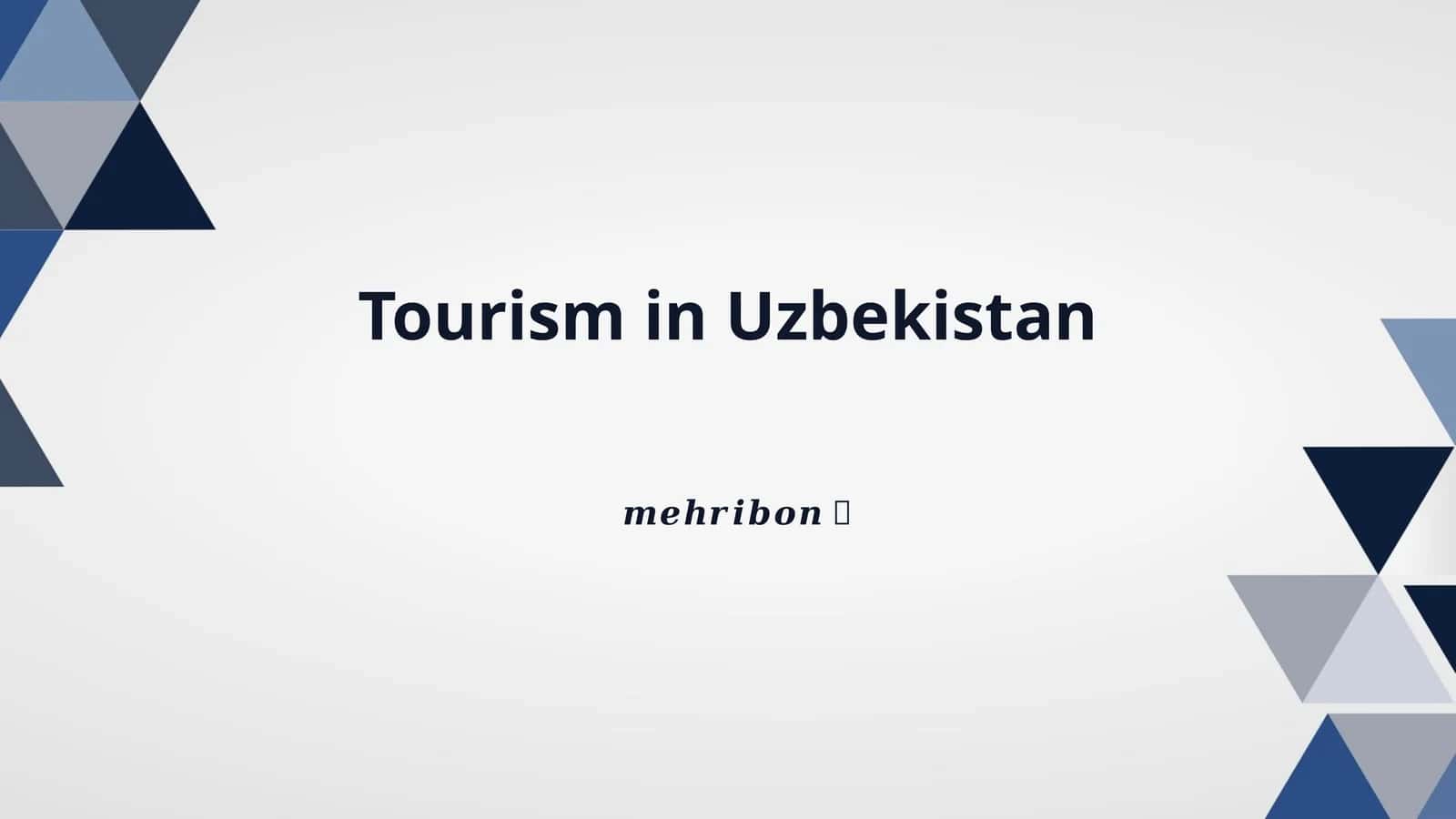Tourism in Uzbekistan