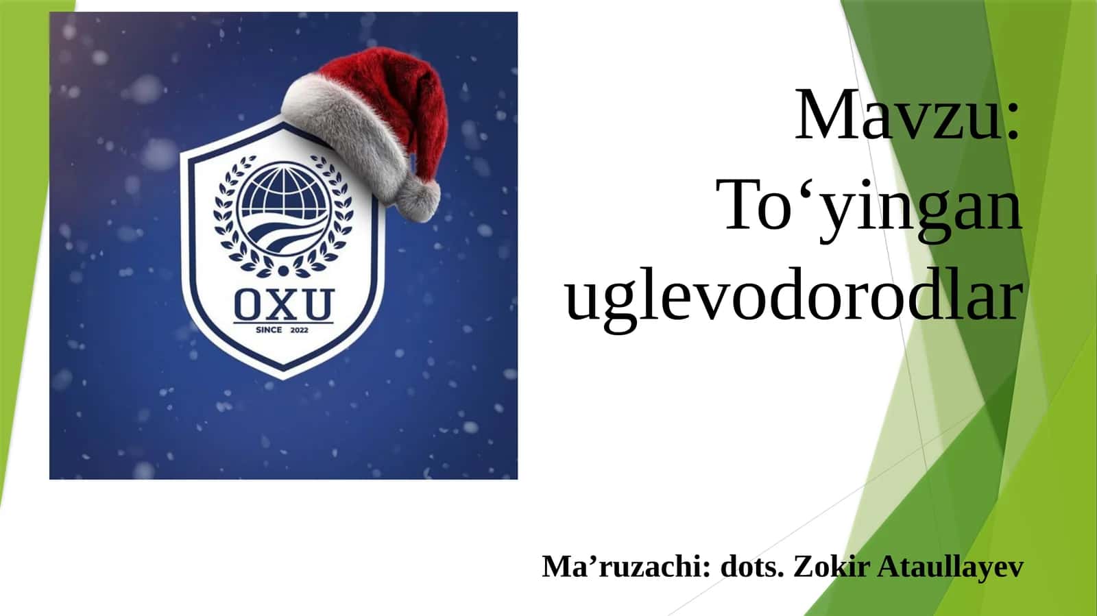 To‘yingan uglevodorodlar