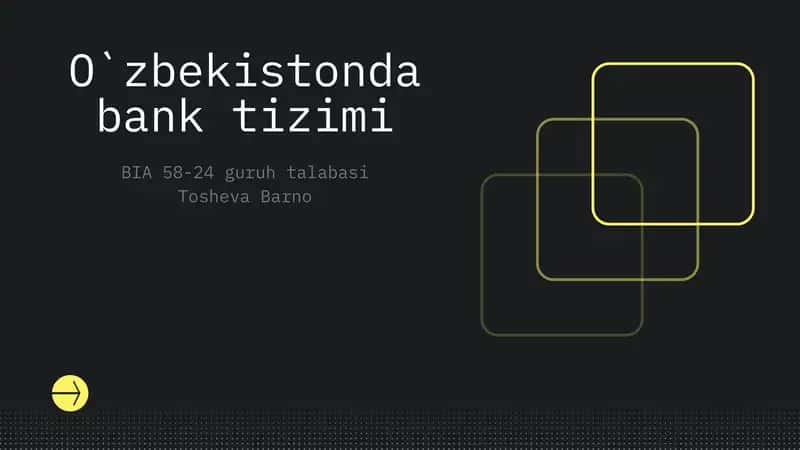 Bank tizimi