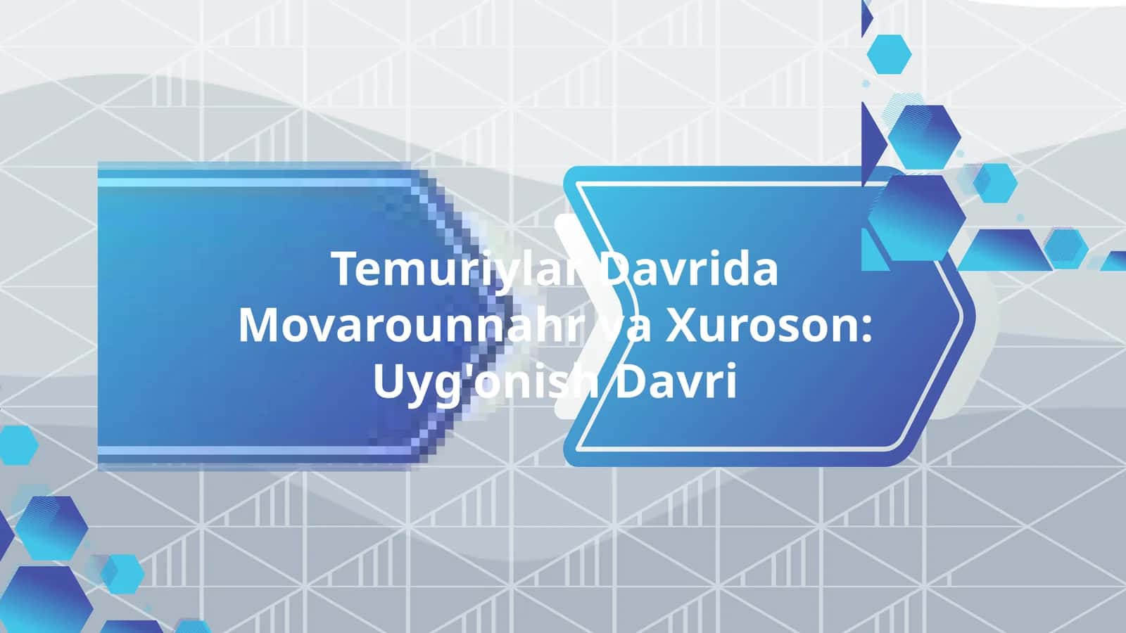 Temuriylar Davrida Movarounnahr va Xuroson Uyg'onish Davri