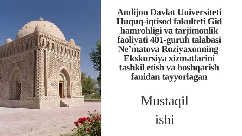 Ko’hna va boqiy Buxoro