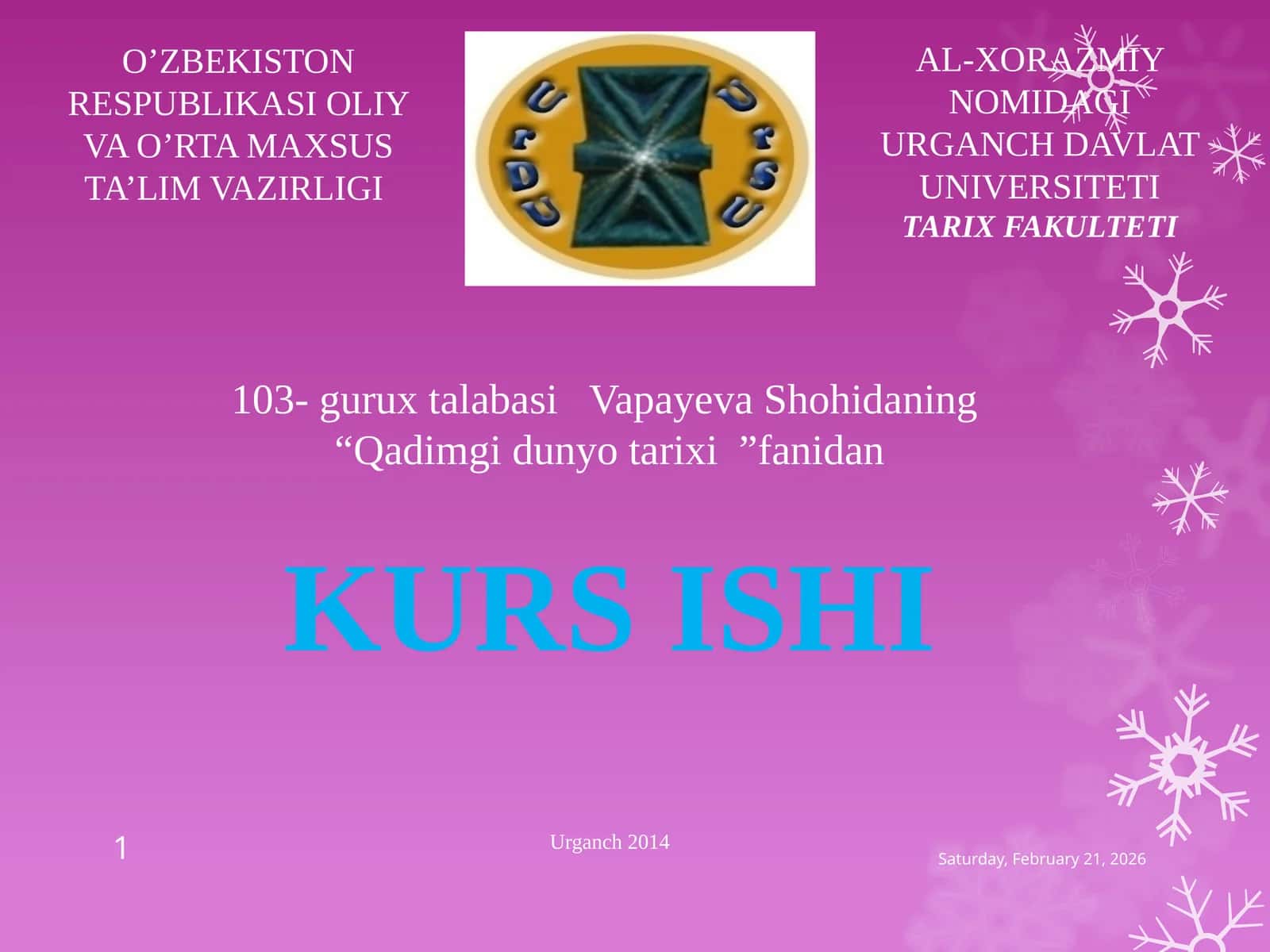 Dominanttizim.So’nggiRimimperiyasi