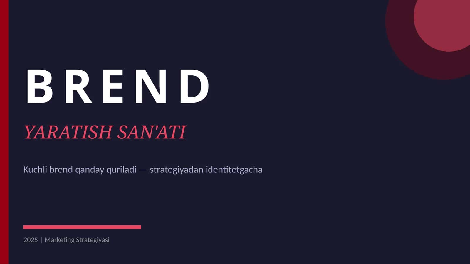 BREND YARATISH SAN'ATI
