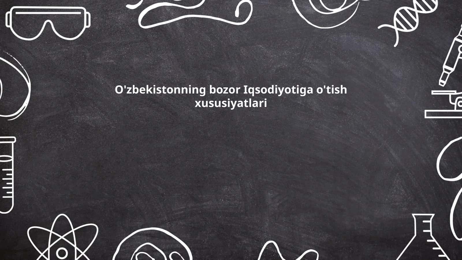 Erkin bozor institutlarini rivojlantirish