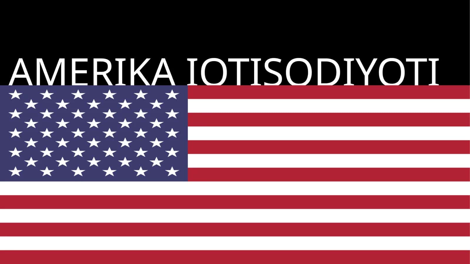 AMERIKA IQTISODIYOTI