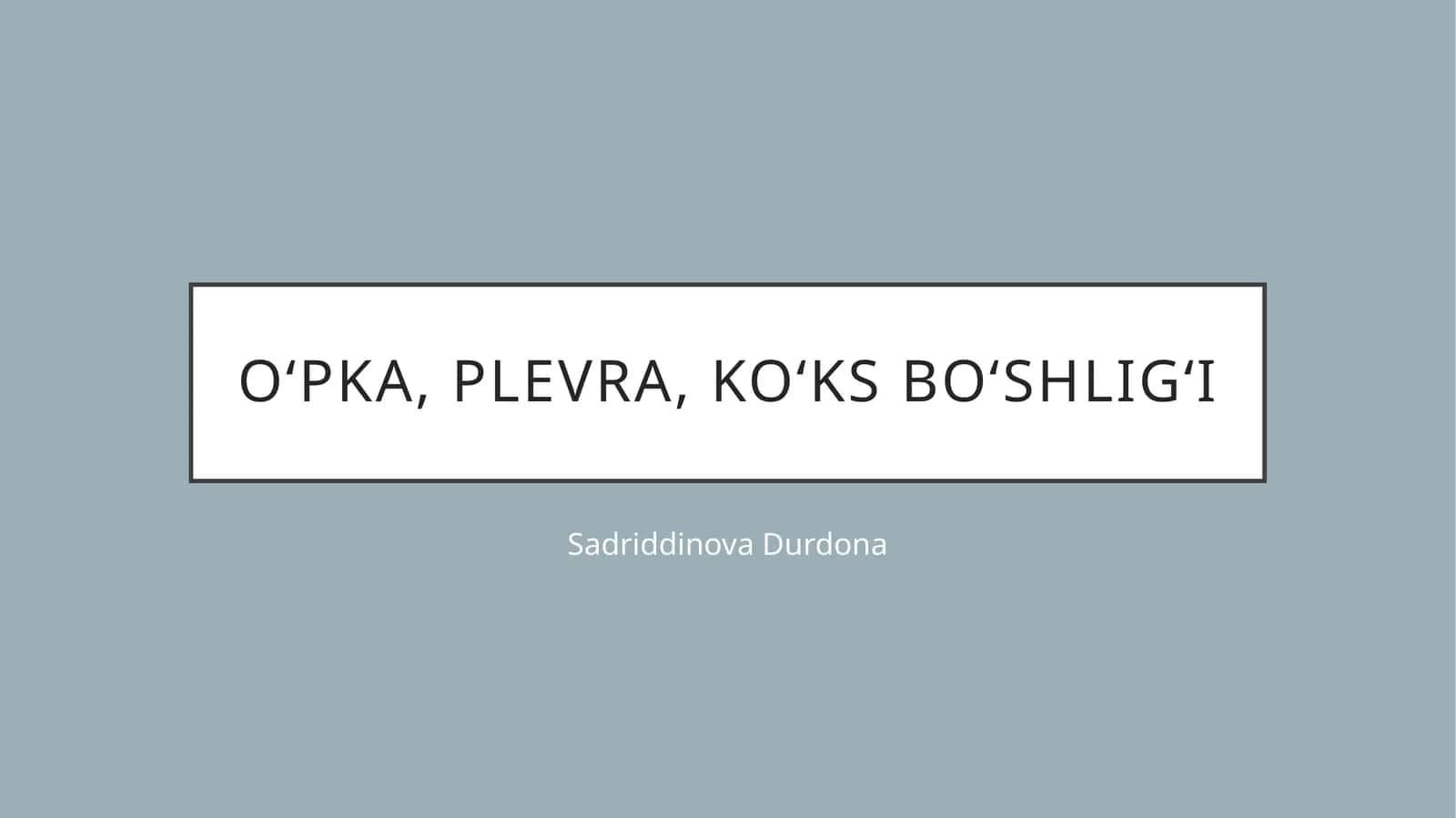 Oʻpka