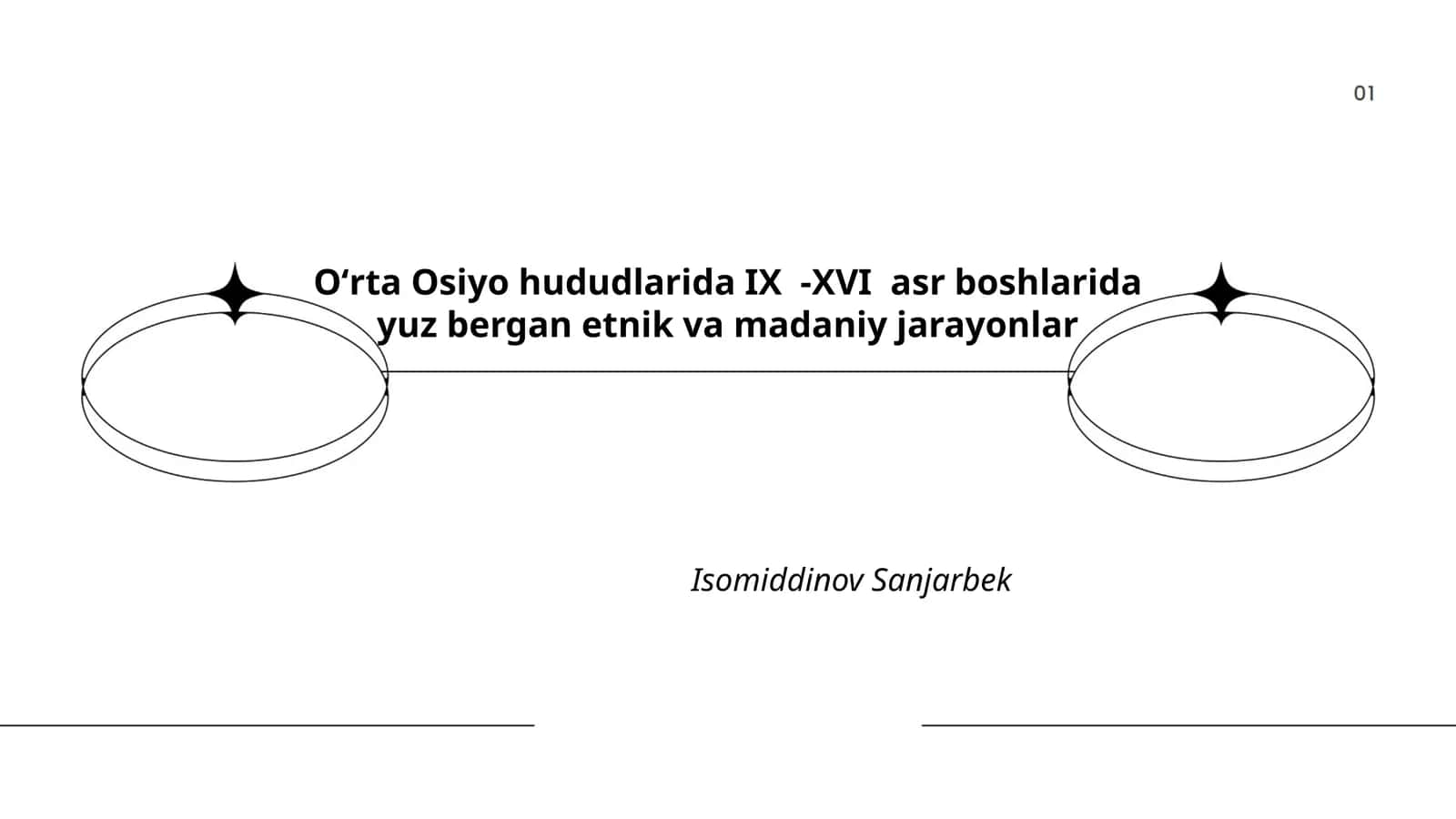 Oʻrta Osiyo hududlarida IX -XVI asr boshlarida yuz bergan etnik va madaniy jarayonlar