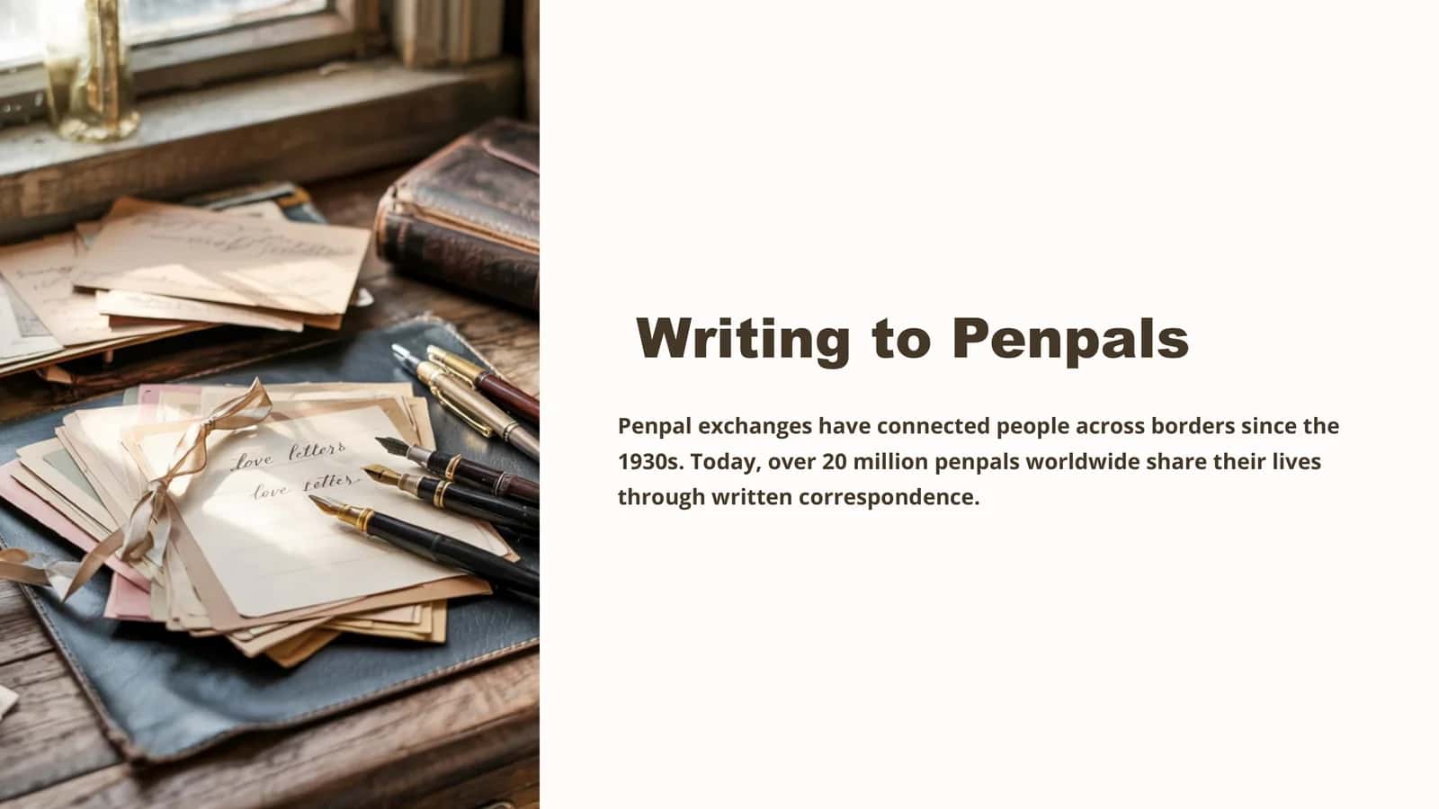 Writing to Penpals