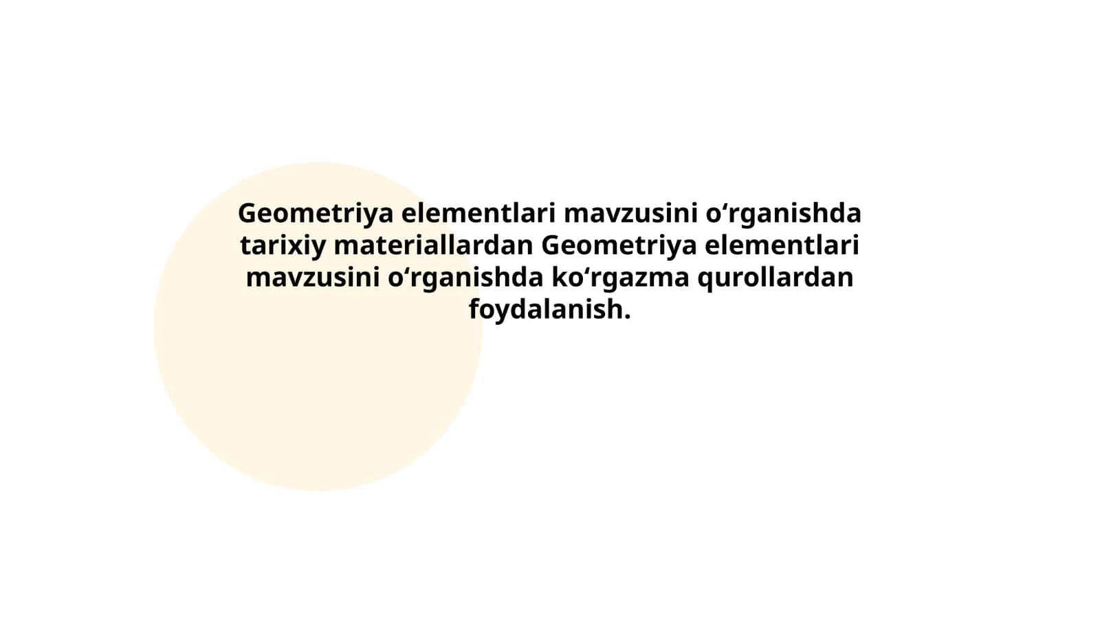 Geometriya elementlari