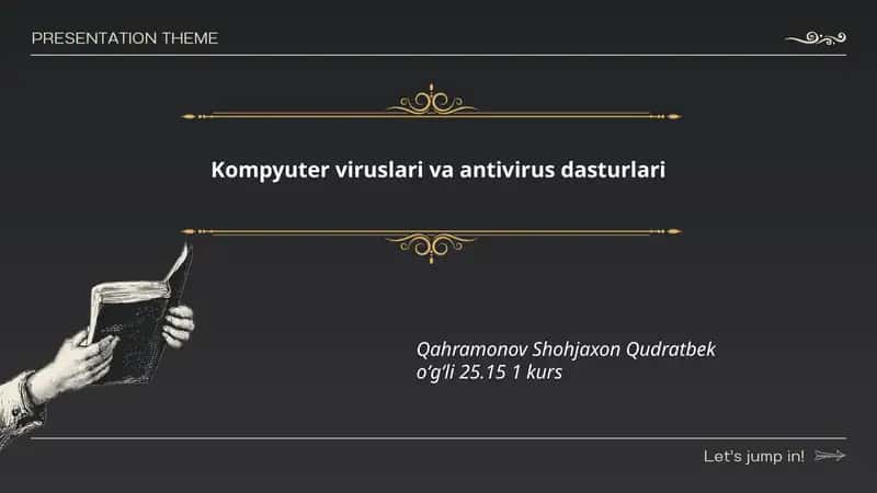 Kompyuter viruslari va antivirus dasturlari