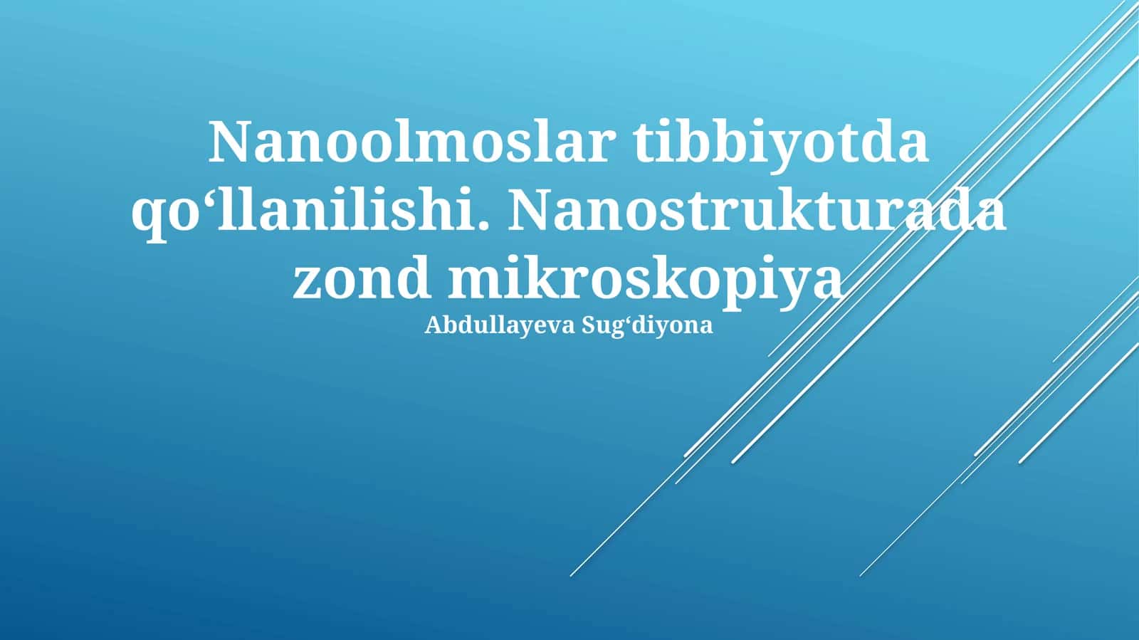 Nanostrukturada zond mikroskopiya