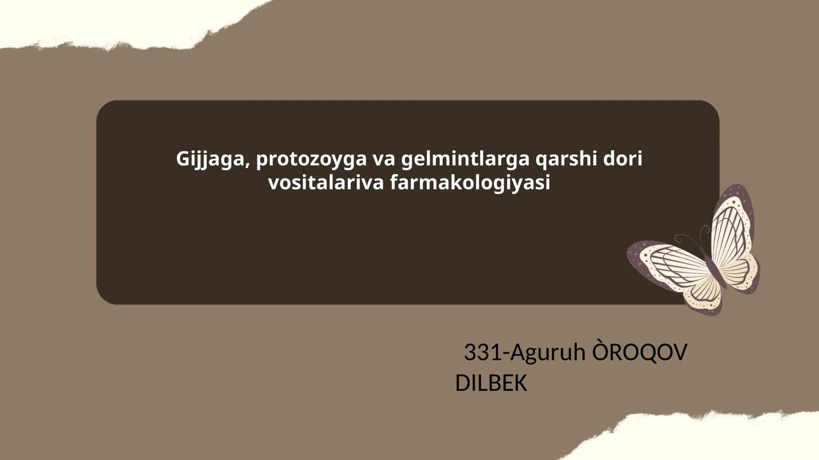 Gijjaga qarshi vositalar