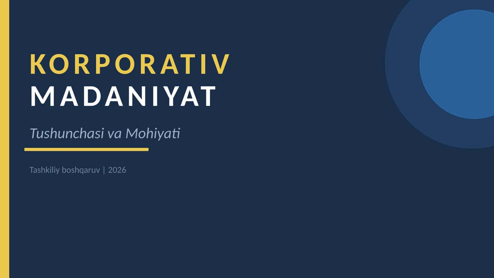 korporativ madaniyat