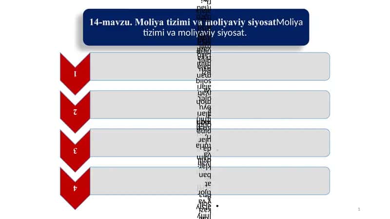 Moliyaning mohiyati va vazifalari