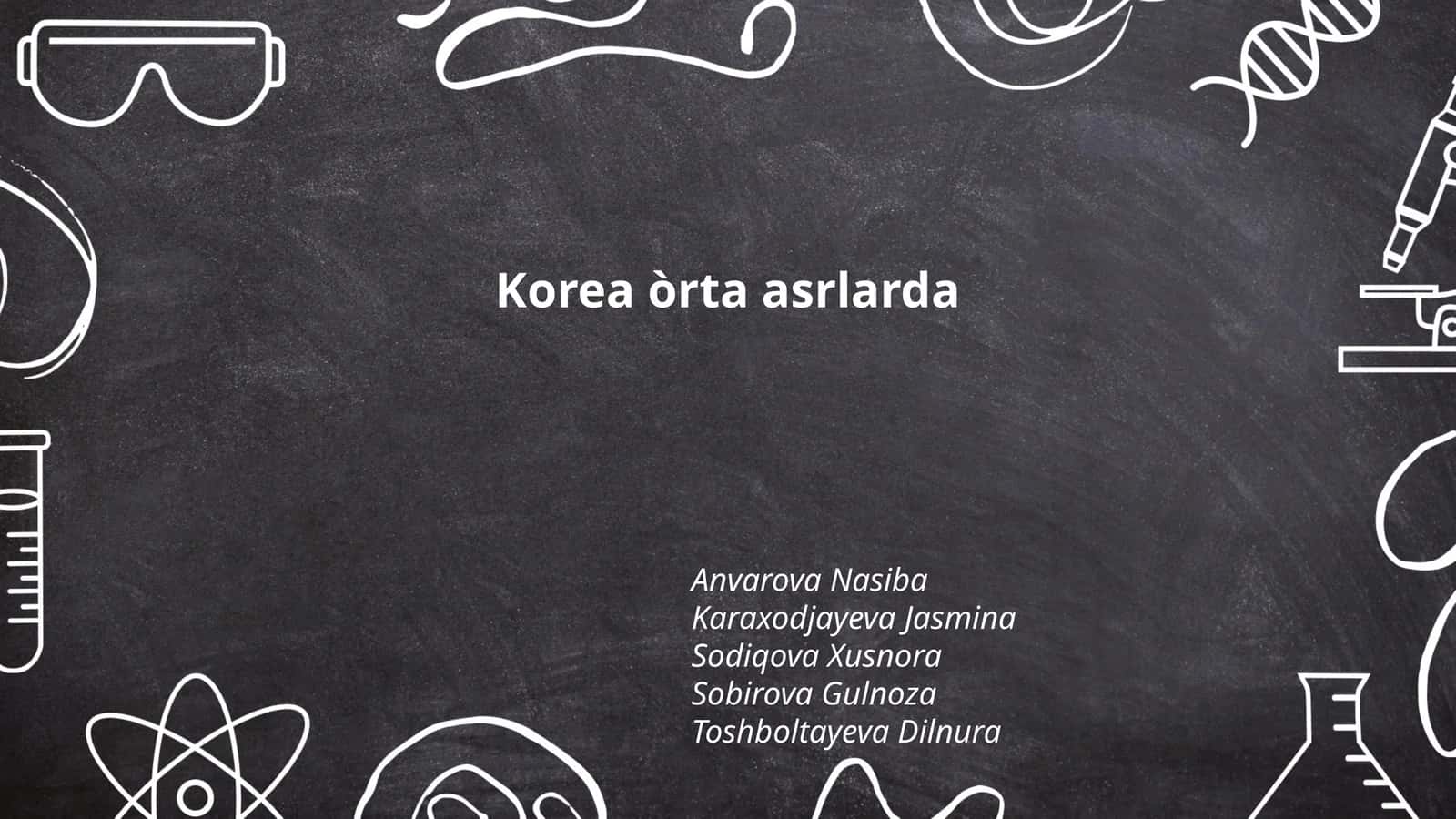 Korea òrta asrlarda