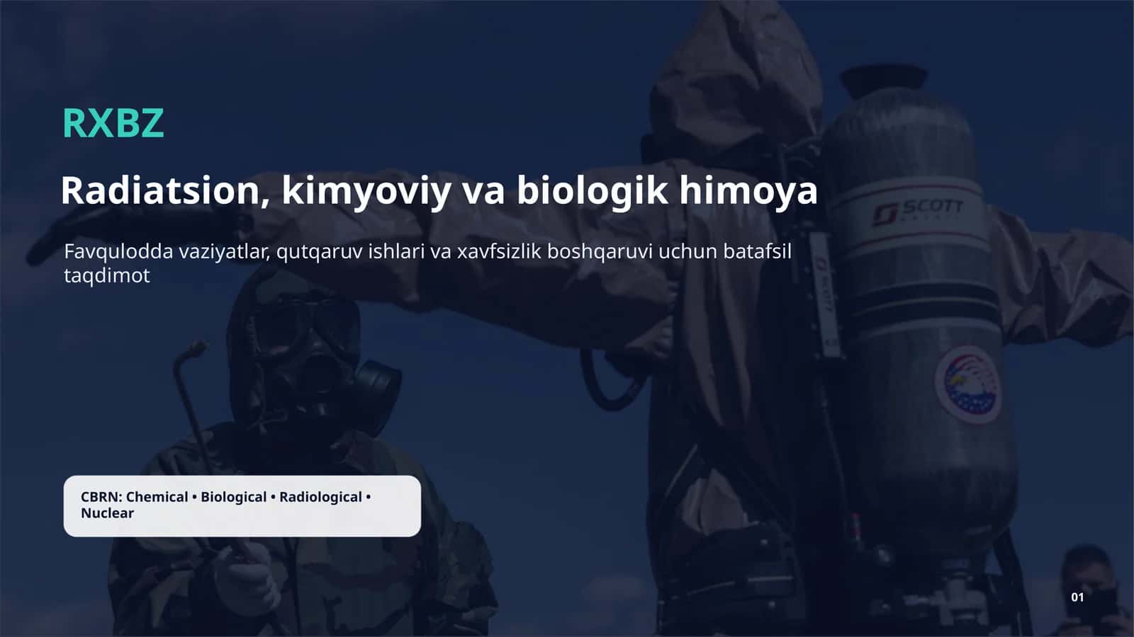 Radiatsion, kimyoviy va biologik himoya