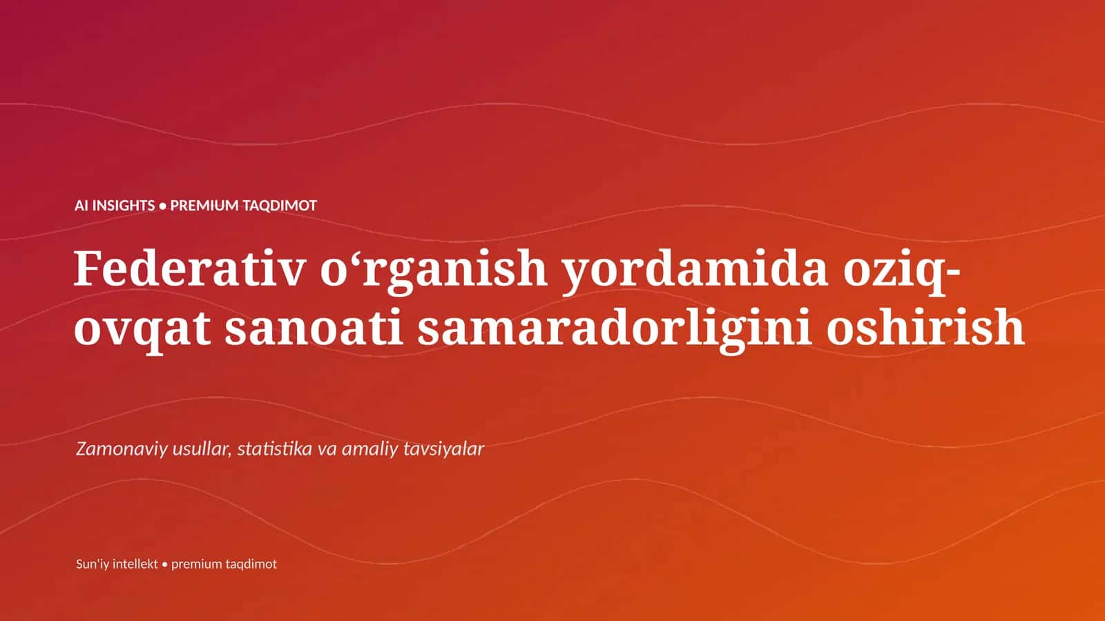 PREMIUM TAQDIMOT
