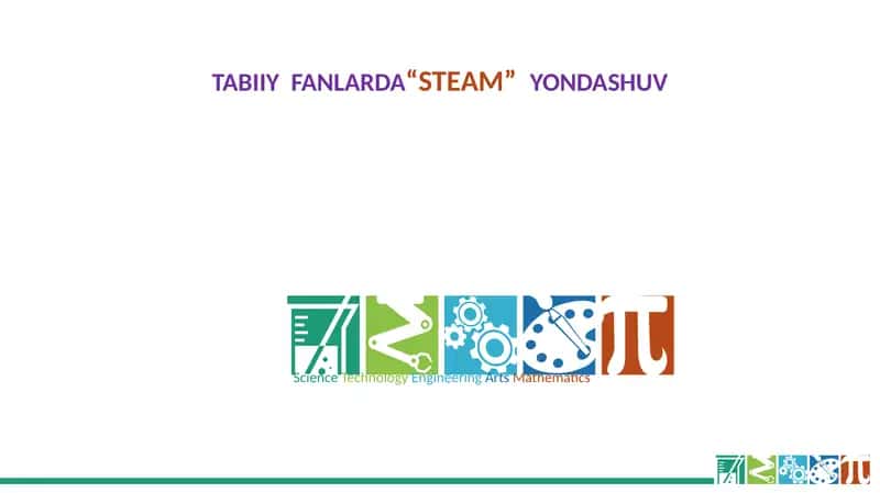 TABIIY FANLARDA STEAM YONDASHUV