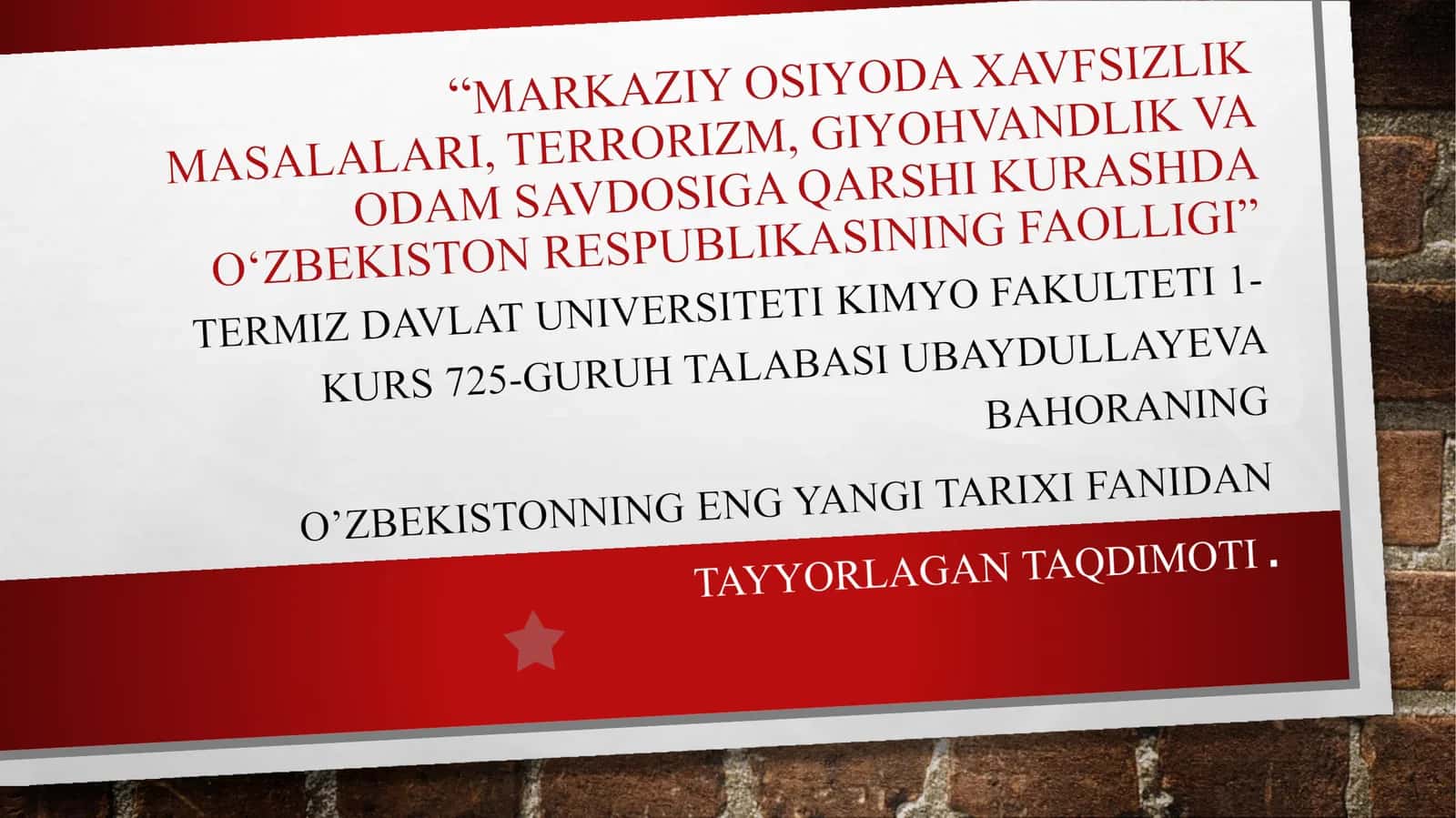 XAVFSIZLIKSIYOSATI