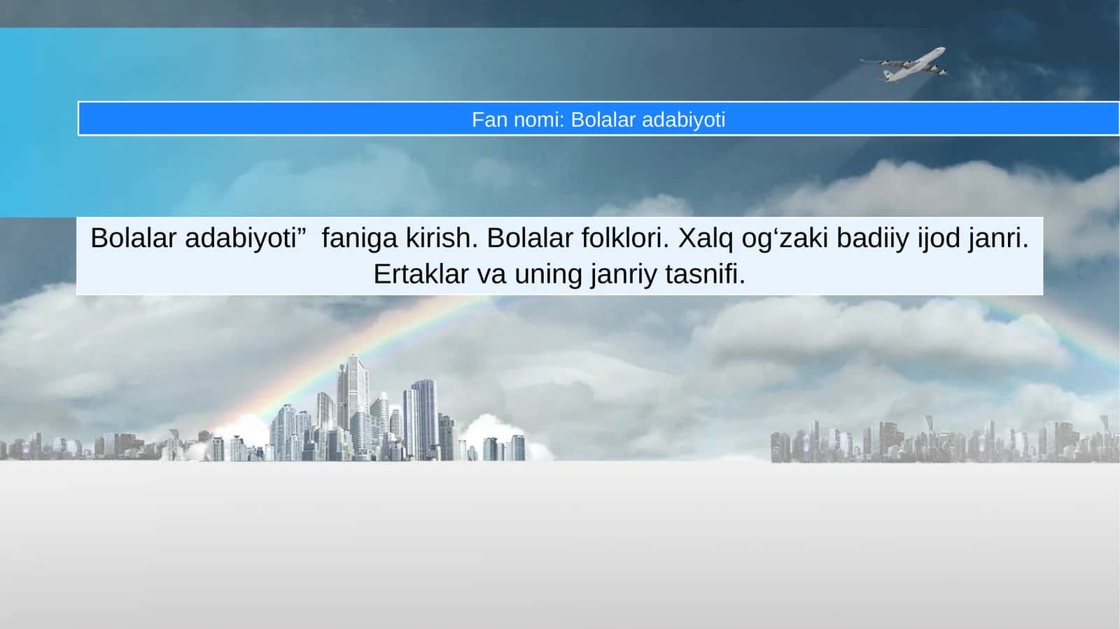 Bolalar adabiyoti