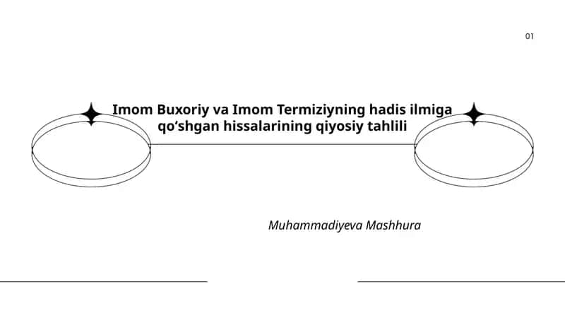 Imom Buxoriy va Imom Termiziyning hadis ilmiga qoʻshgan hissalarining qiyosiy tahlili