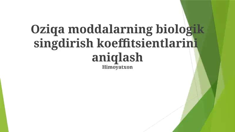 Biodegradatsiyani aniqlash usullari