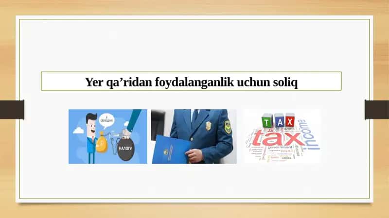 Ер қаъридан фойдаланувчилар учун солиқлар ва махсус тўловларни ҳисоблаш тартиби