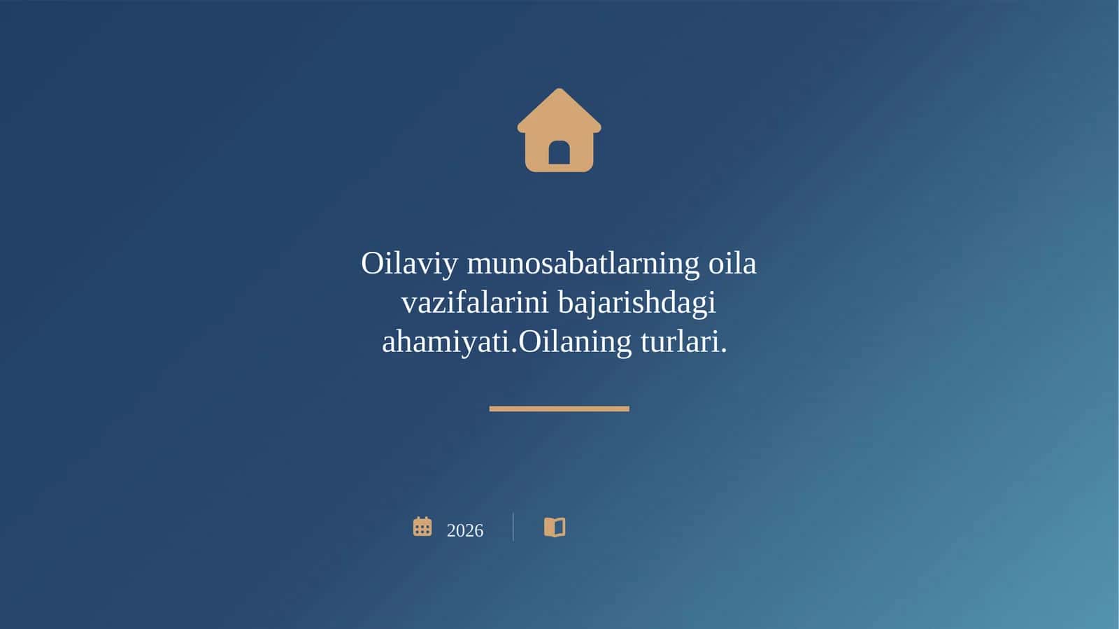 Oilaviy munosabatlarning oilavazifalarinibajarishdagi ahamiyati