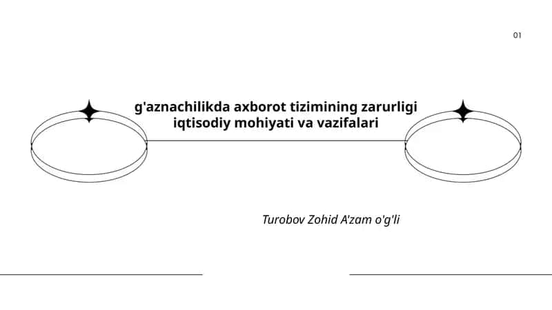 G'aznachilikda axborot tizimining zarurligi iqtisodiy mohiyati va vazifalari
