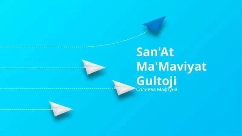 San'At Ma'Maviyat Gultoji