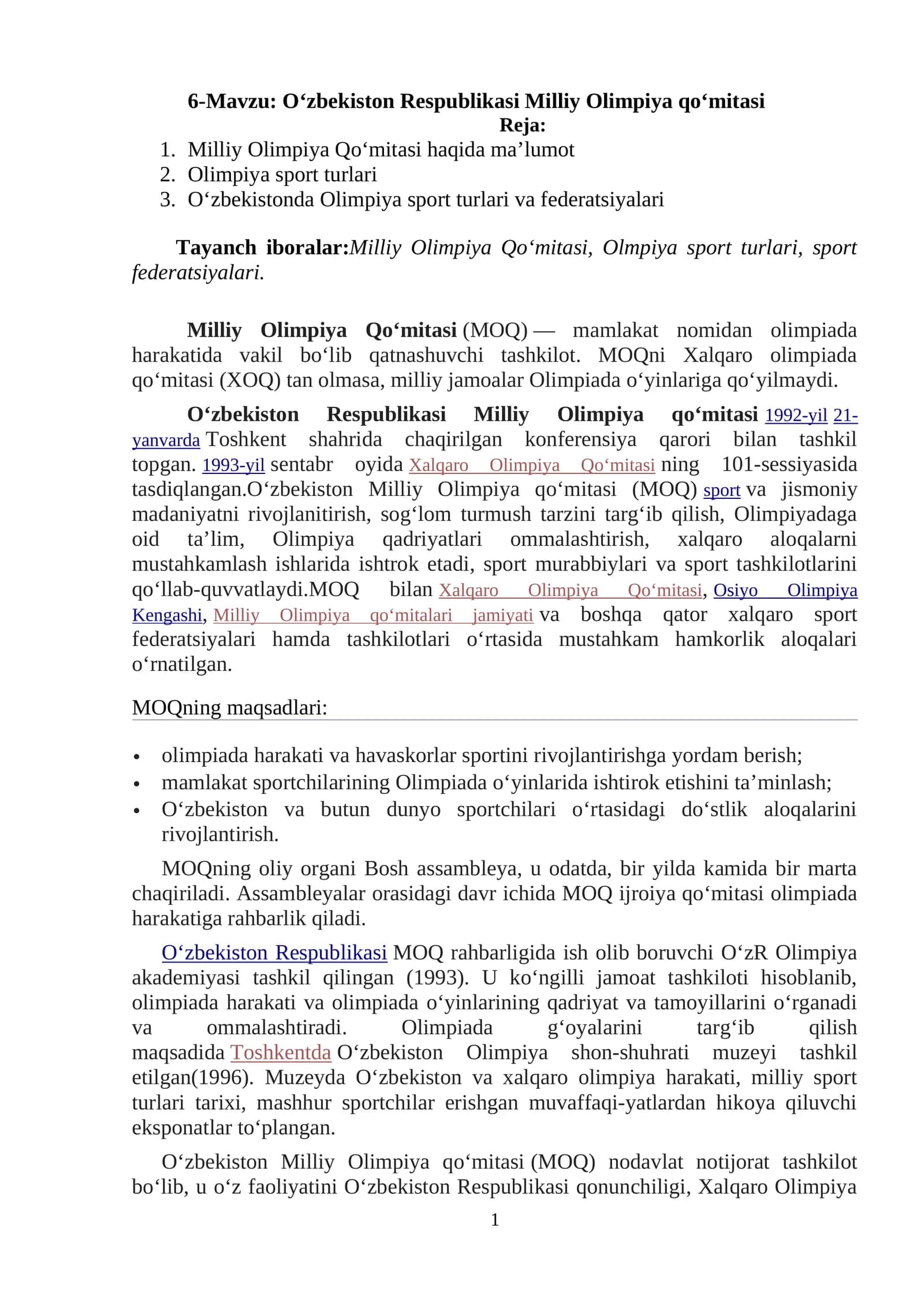 O‘zbekiston Respublikasi Milliy Olimpiya qo‘mitasi