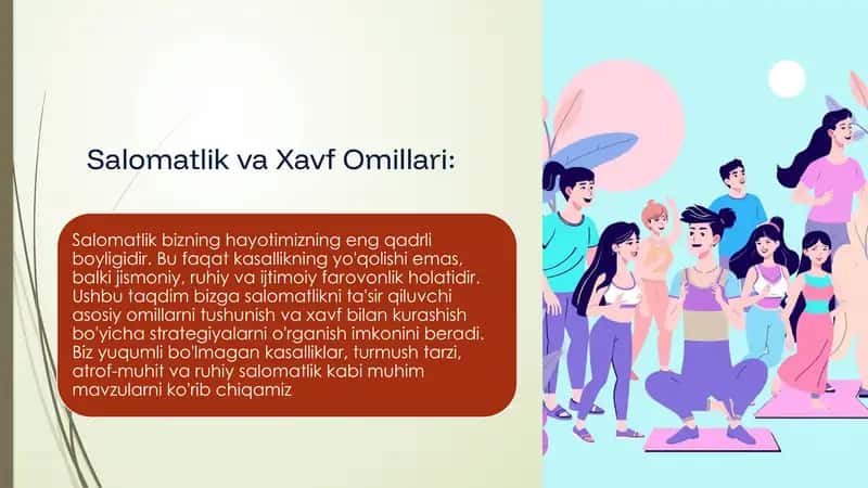 Salomatlik va XavfOmillari