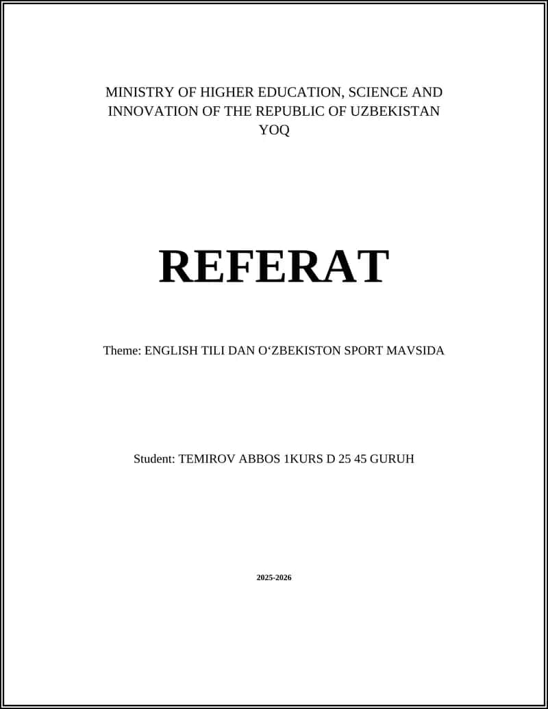 History of Sports in Uzbekistan
