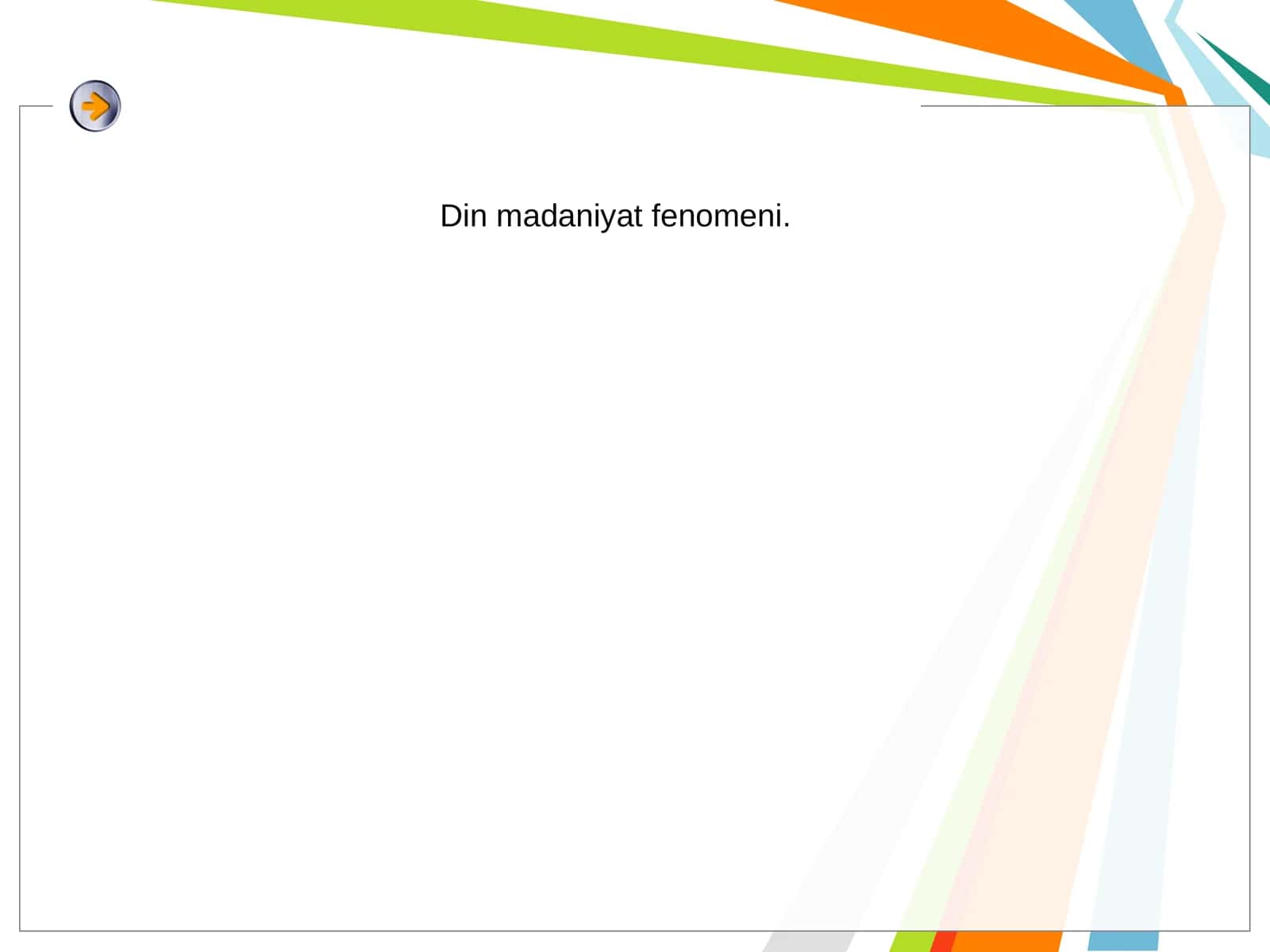 Din madaniyat fenomeni