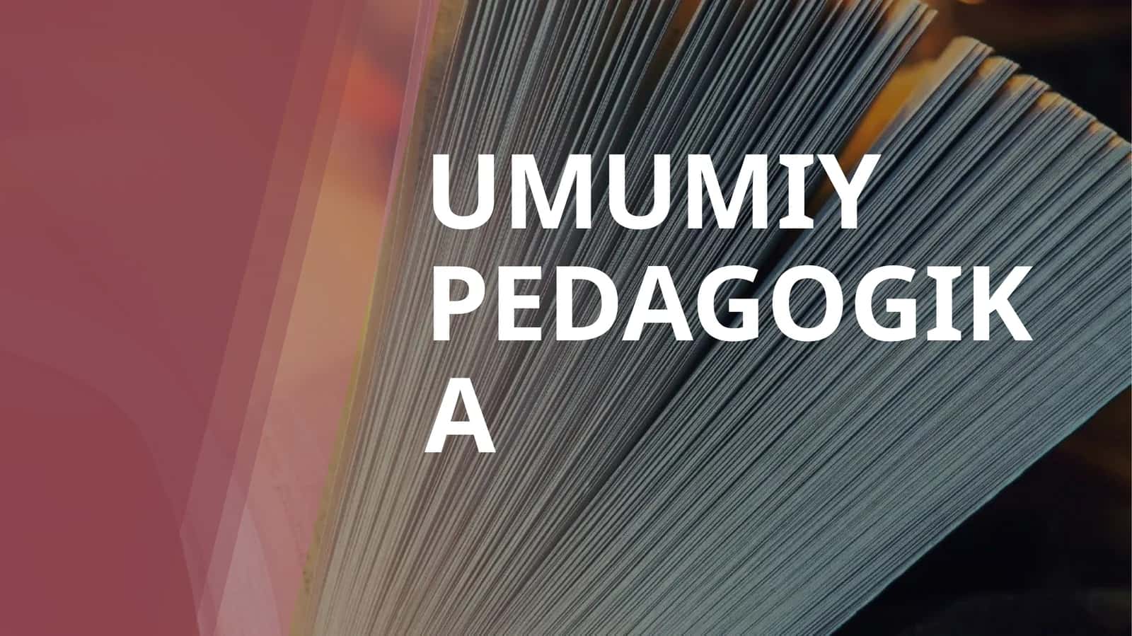 Sharq va G‘arb pedagoglarining pedagoglik kasbiga doir fikrlar