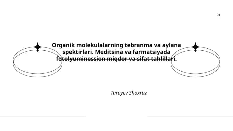 Organik molekulalarning tebranma va aylana spektirlari