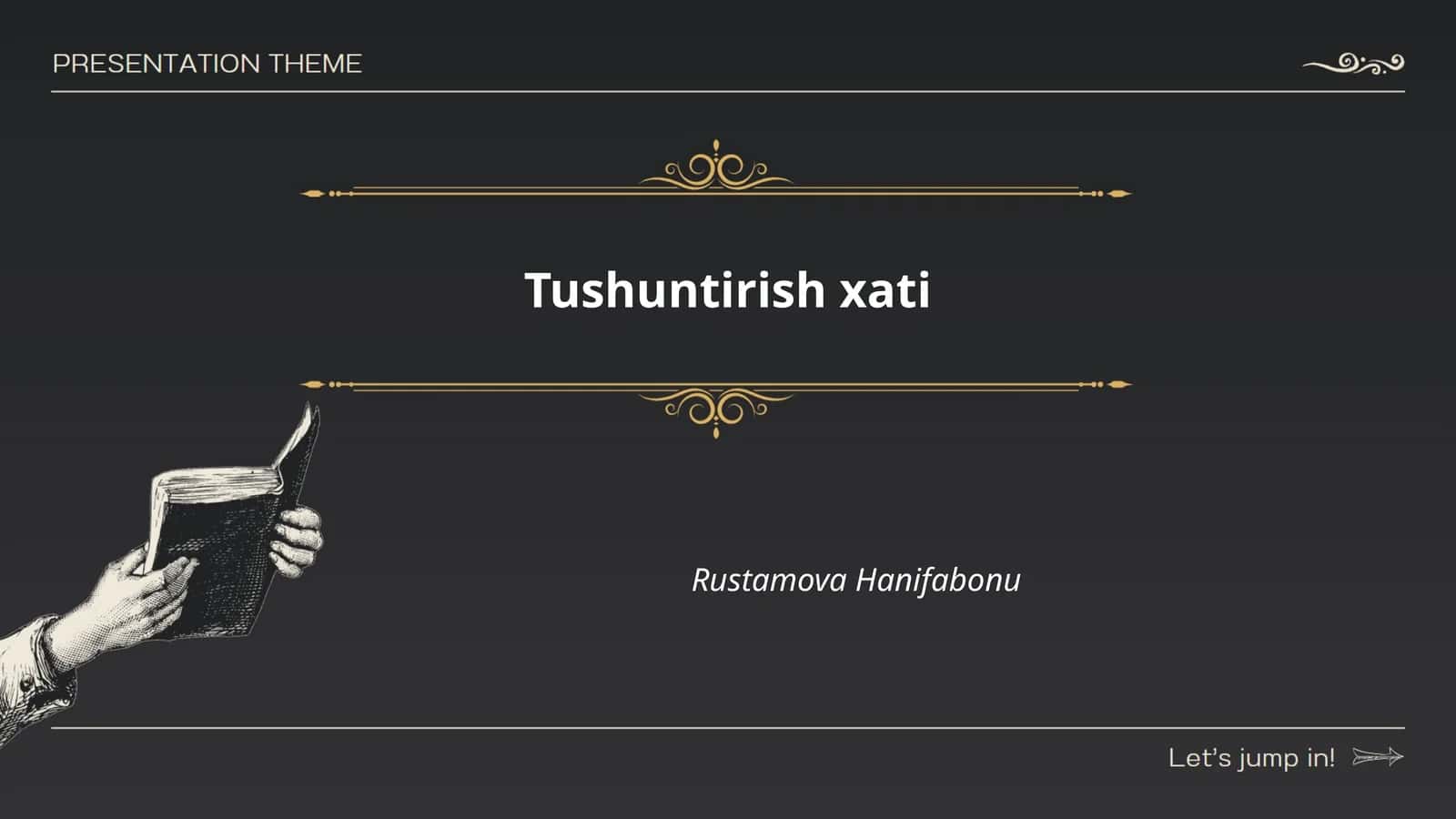 Tushuntirish xati