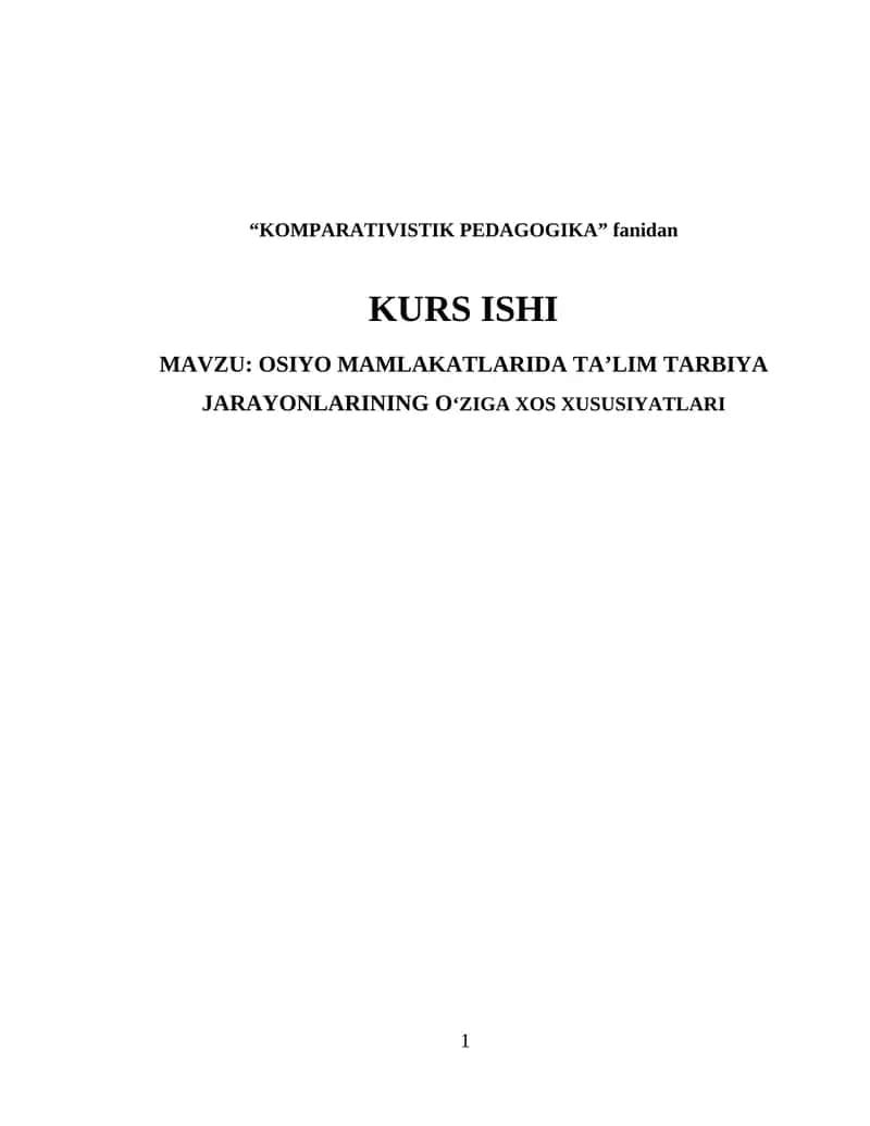 KOMPARATIVISTIK PEDAGOGIKA