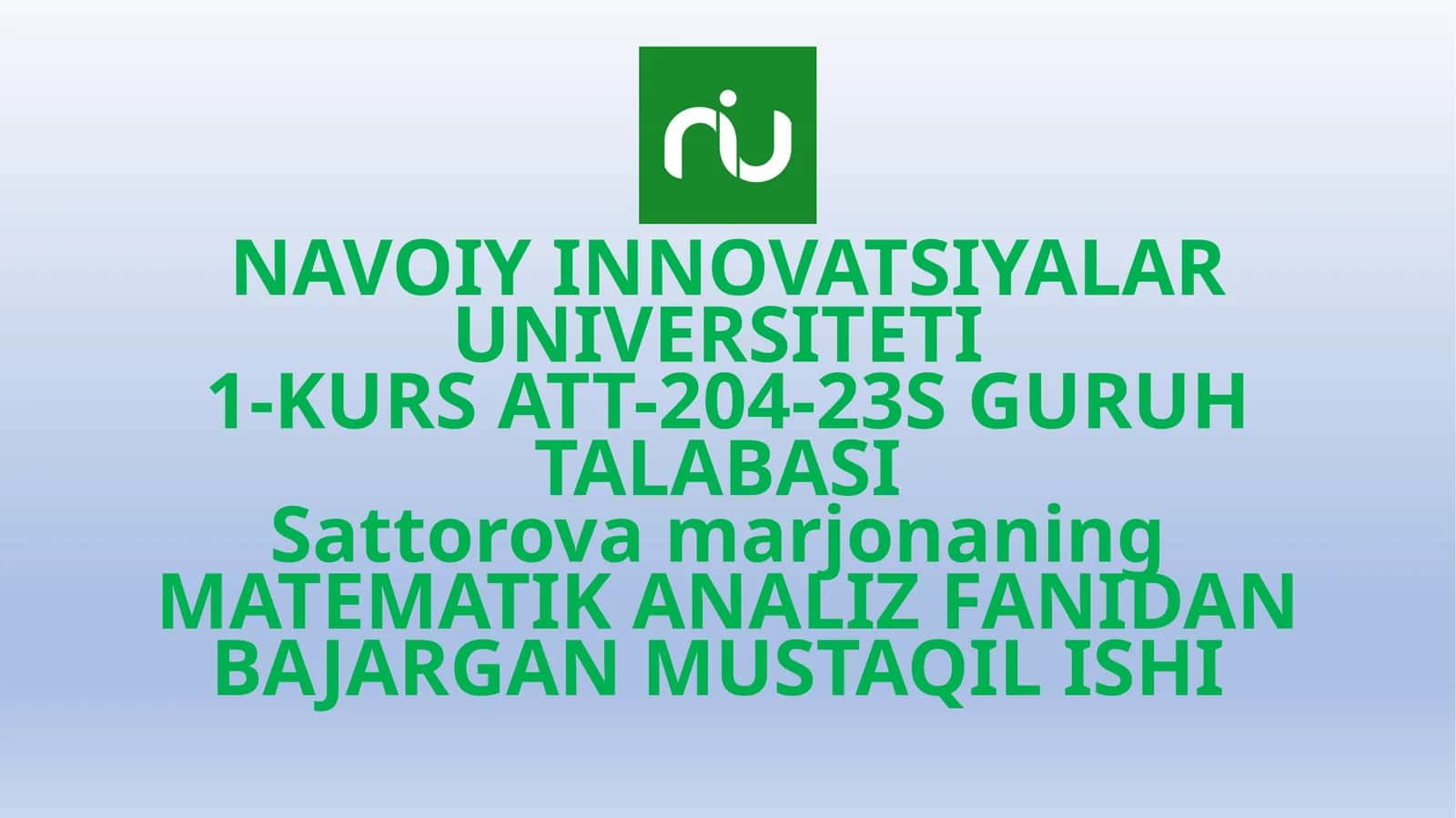 Statistik gipotezalar va ularning tasnifi