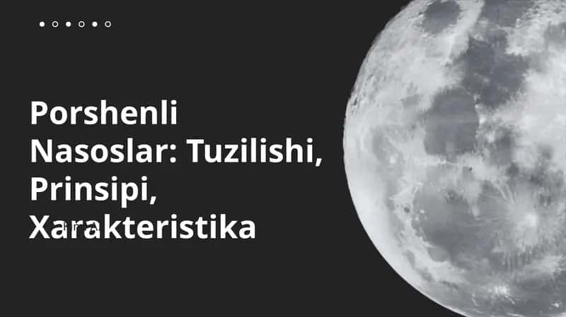 Porshenli Nasoslar: Tuzilishi, Prinsipi, Xarakteristika